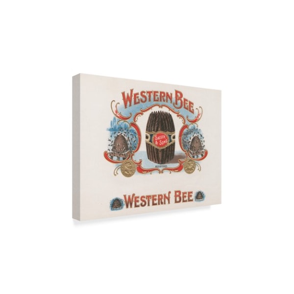 Art Of The Cigar 'Western Bee' Canvas Art,18x24